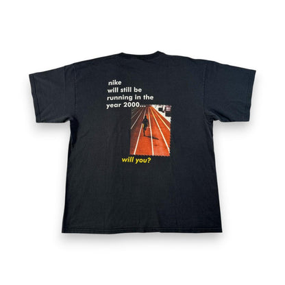 90s NIKE Tシャツ USA製 XL 黒 カウントダウン br-000006