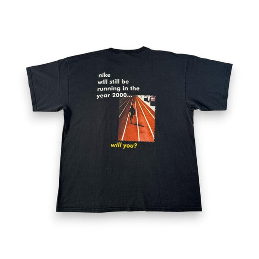 90s NIKE Tシャツ USA製 XL 黒 カウントダウン br-000006