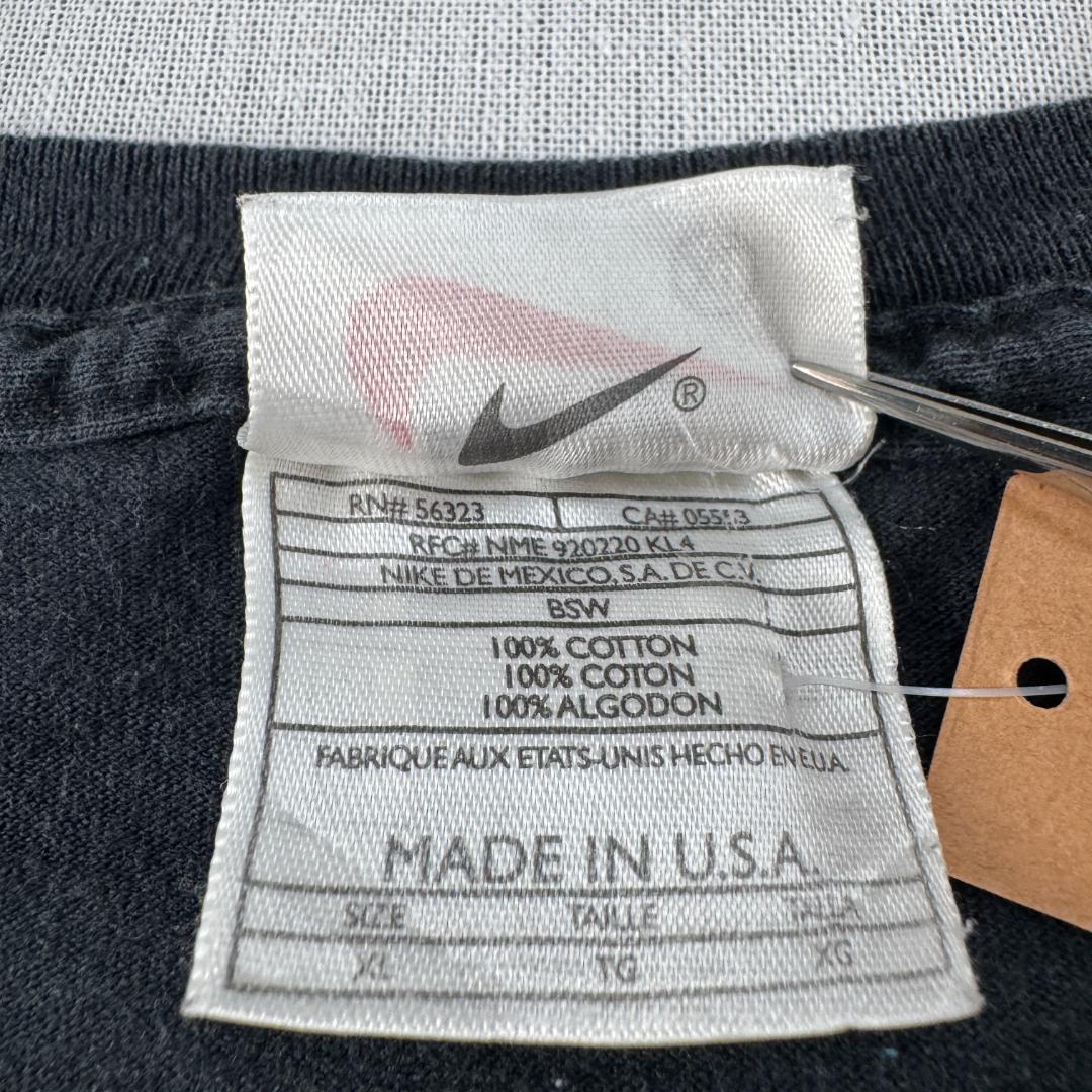 90s NIKE Tシャツ USA製 XL 黒 カウントダウン br-000006