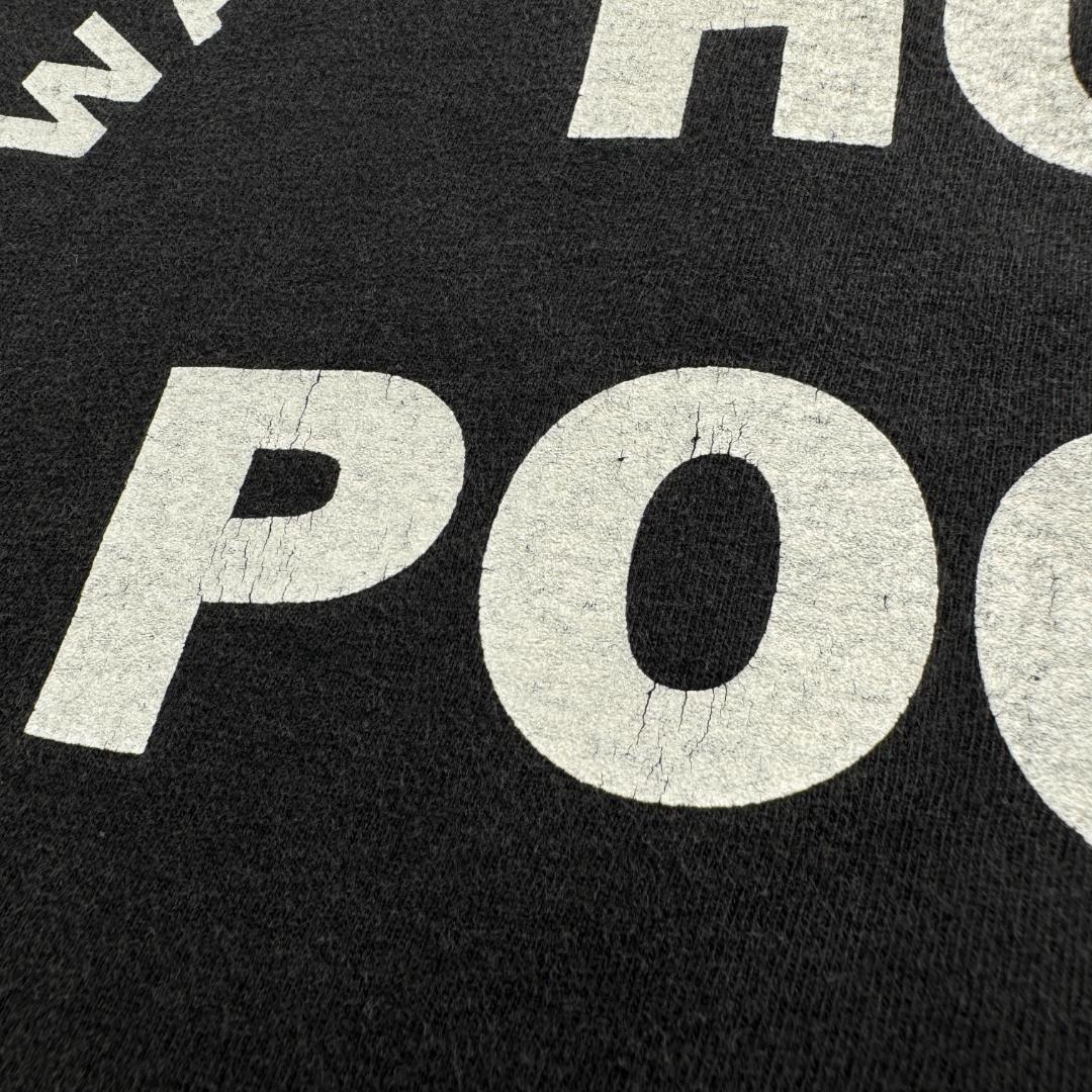 90s HOT POOP Tシャツ レコード バンドT 黒 ba-u-2505-076