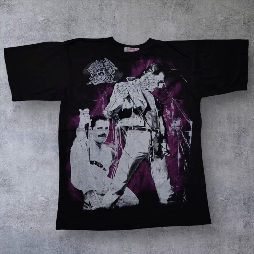 90s QUEEN クイーン EMPIRE フレディ 黒 ba-000018