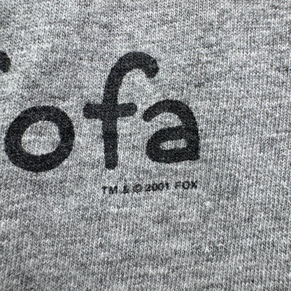 00s シンプソンズ ソファ グレー USA製 M Tシャツ ch-u-2505-075