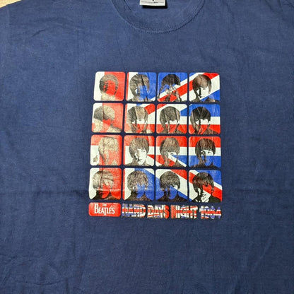 00s BEATLES ビートルズ ネイビー Tシャツ 2XL ba-u-2505-054