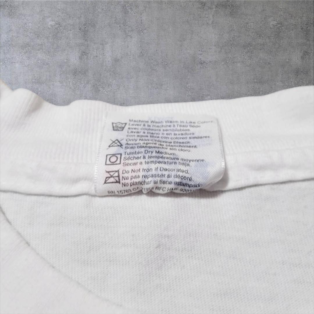 90s USA製 prague  アート 犬 デザイン Hanes XL a-000037