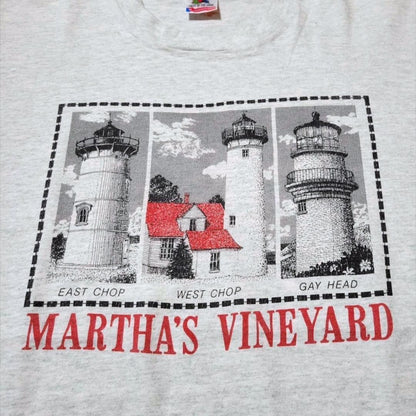 90s アート USA製 フルーツオブザルーム グレー L a-000022