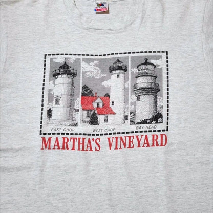 90s アート USA製 フルーツオブザルーム グレー L a-000022