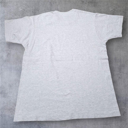 90s アート USA製 フルーツオブザルーム グレー L a-000022