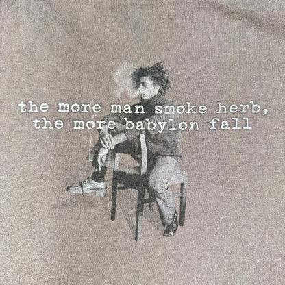 00s ボブマーリー Tシャツ ZION 2001 レゲエ ラップT ba-000048