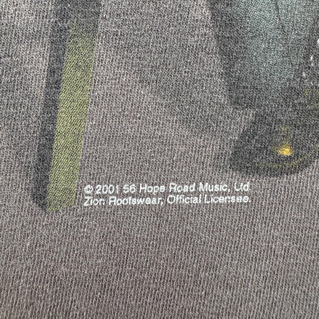00s ボブマーリー Tシャツ ZION 2001 レゲエ ラップT ba-000048