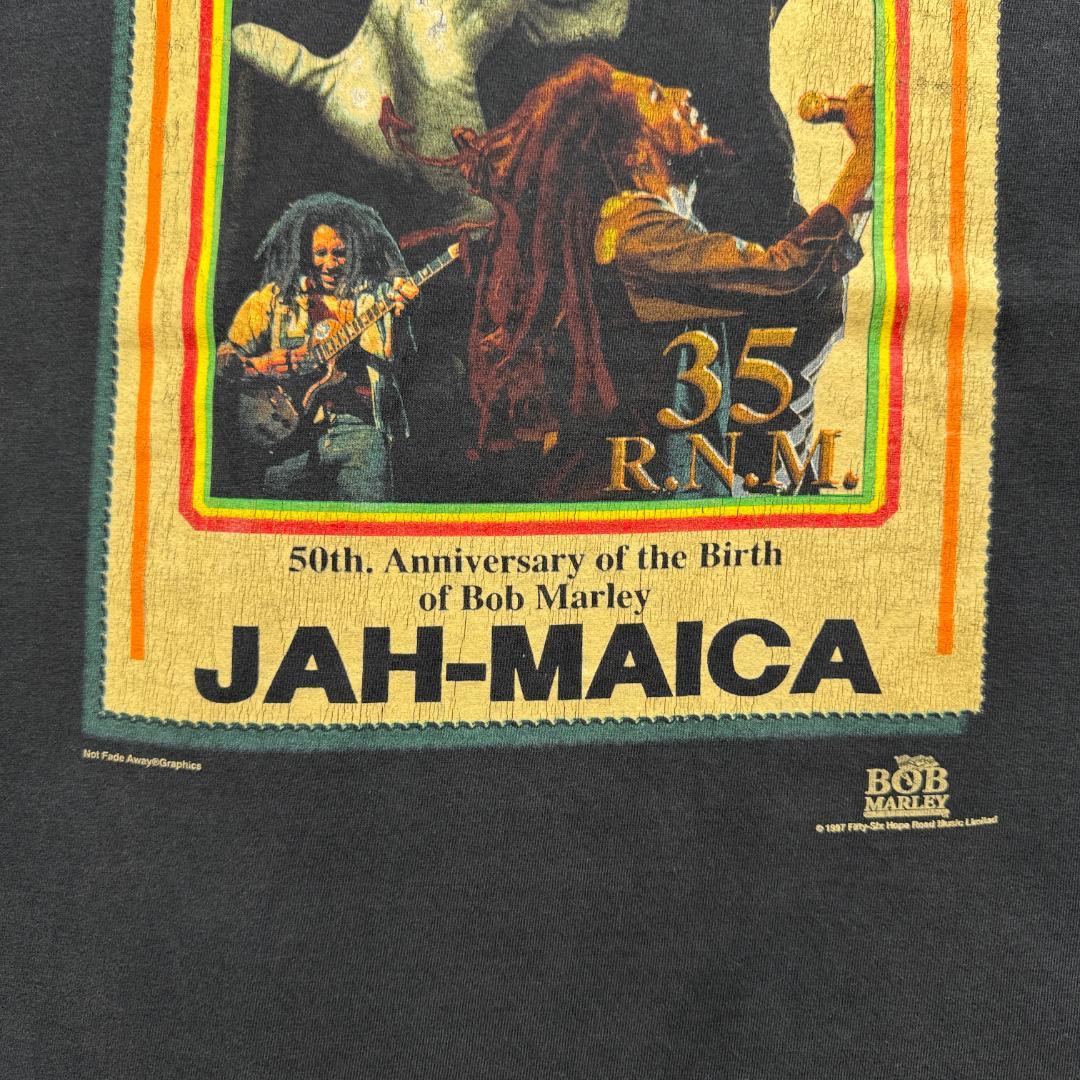 90s ボブマーリー Bob Marley Tシャツ バンT レゲエ ba-t-2505-012