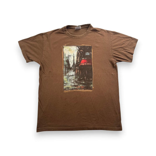 00s SOL'S アートT Tシャツ L 茶色 カフェ a-u-2505-013