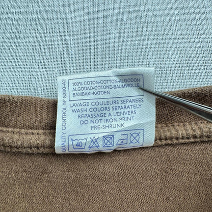 00s SOL'S アートT Tシャツ L 茶色 カフェ a-u-2505-013