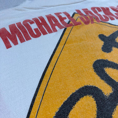 80s マイケルジャクソン Tシャツ パズル ツアー BAD ba-000028