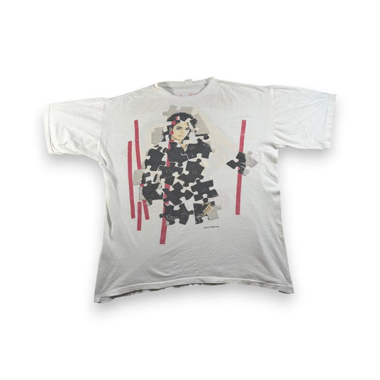 80s マイケルジャクソン Tシャツ パズル ツアー BAD ba-000028