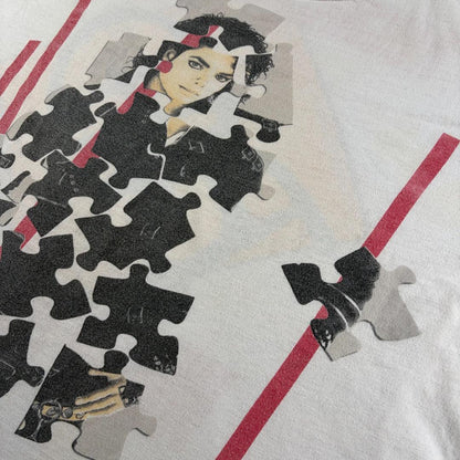 80s マイケルジャクソン Tシャツ パズル ツアー BAD ba-000028