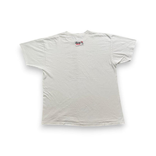 90s ジョークT エロT Tシャツ アートT club red 白 a-u-2505-038