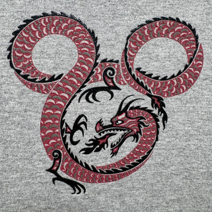 00s ディズニー ドラゴン 龍 ミッキー Tシャツ d-000031