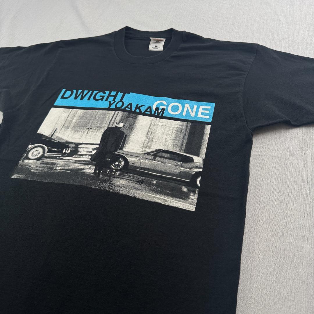 90s Dwight Yoakam バンT Tシャツ USA製 L ba-u-2505-036