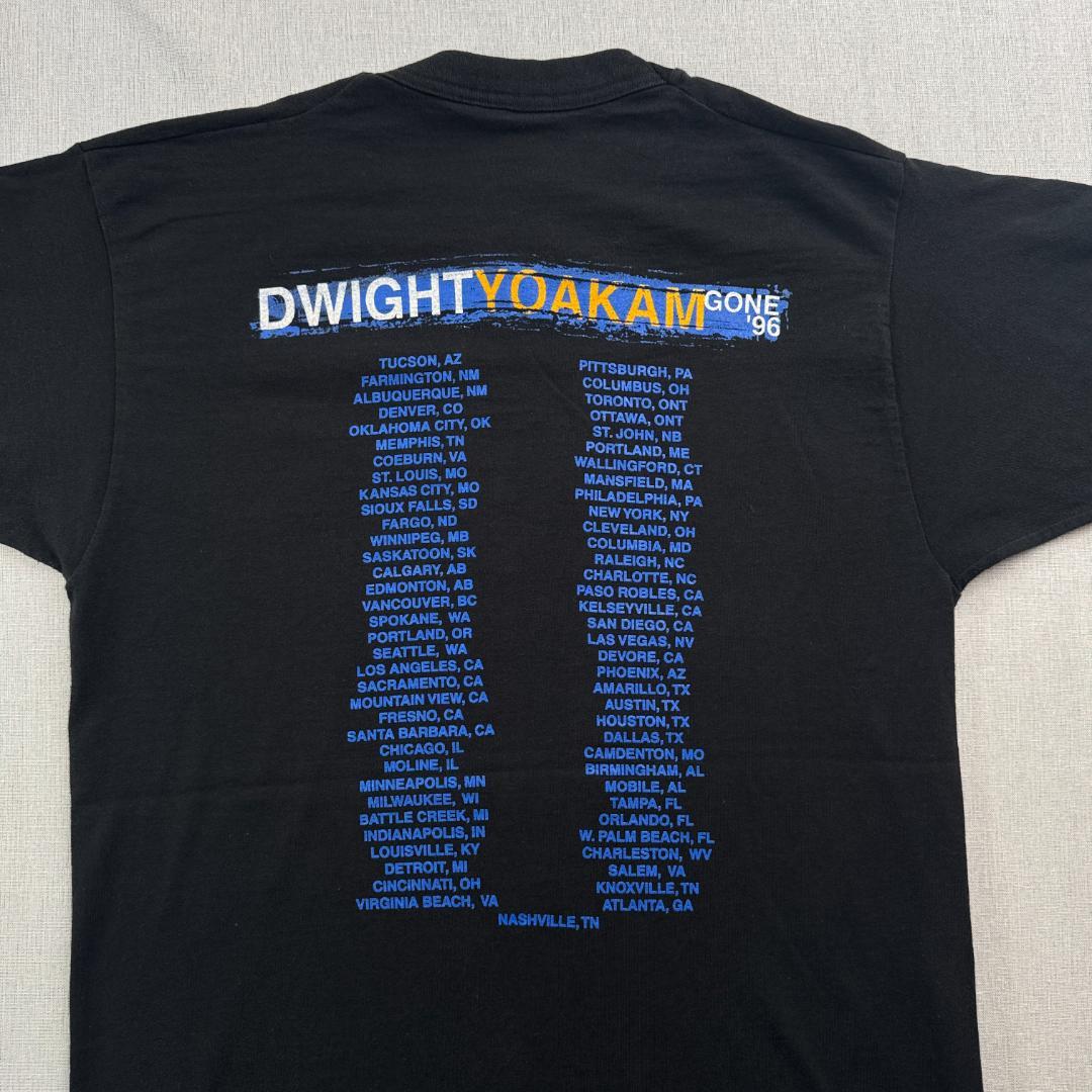 90s Dwight Yoakam バンT Tシャツ USA製 L ba-u-2505-036