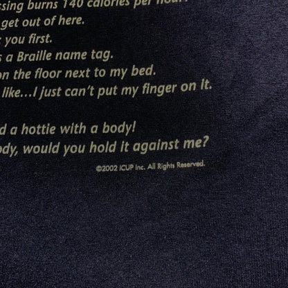 00s ジョーク エロT ネタ USA ギャグT ネイビー o-000005