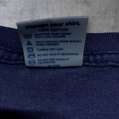 00s ジョーク エロT ネタ USA ギャグT ネイビー o-000005