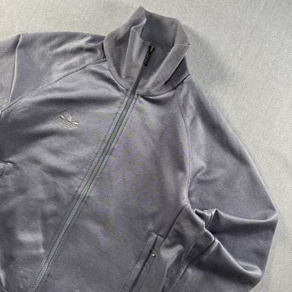 90s adidas アディダス トラックジャケット 紫 ツヤあり デサント製 ja-2603-051