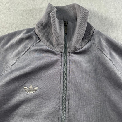 90s adidas アディダス トラックジャケット 紫 ツヤあり デサント製 ja-2603-051