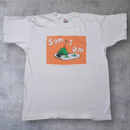 90s アート Dr.Seuss Sam I Am USA製 フルーツオブザルーム a-000047