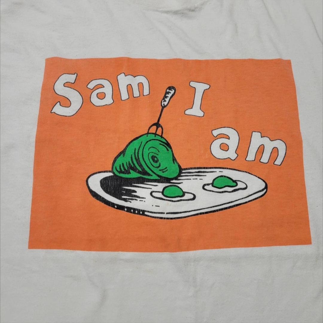 90s アート Dr.Seuss Sam I Am USA製 フルーツオブザルーム a-000047
