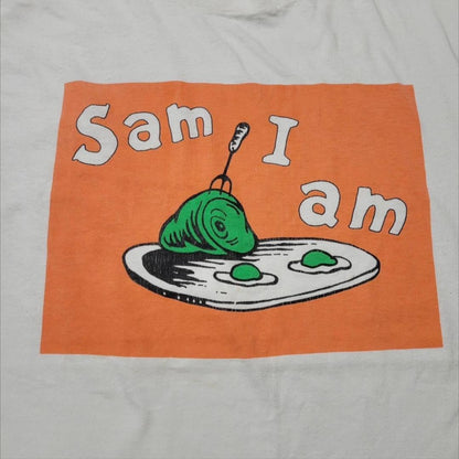 90s アート Dr.Seuss Sam I Am USA製 フルーツオブザルーム a-000047