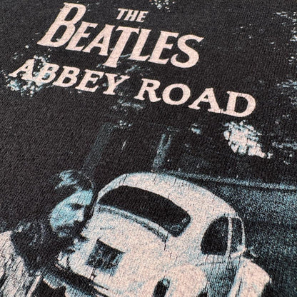 ビートルズ BEATLES ABBEY ROAD Tシャツ 黒 L ba-u-2505-035