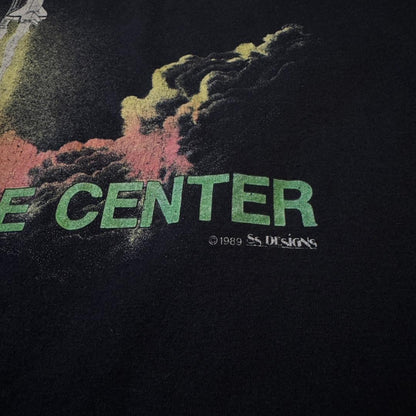 80s ケネディ宇宙センター Tシャツ USA製 黒 XL z-000007