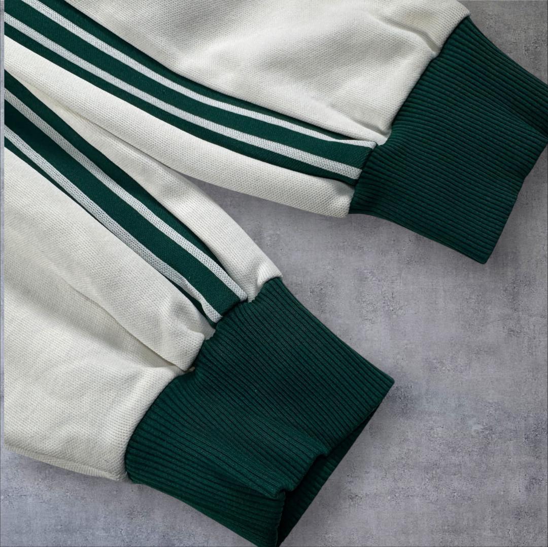 70s adidas トラックジャケット 西ドイツ製 ホワイト デサント 6号 ad-t-2505-015