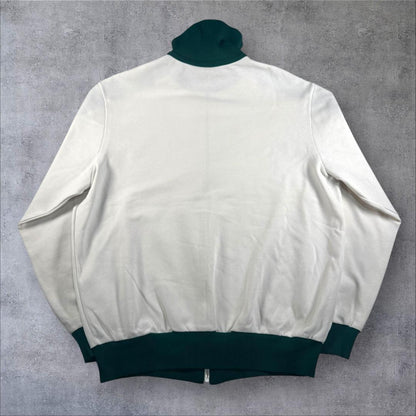 70s adidas トラックジャケット 西ドイツ製 ホワイト デサント 6号 ad-t-2505-015
