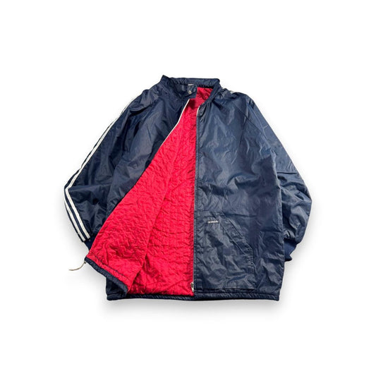 70s adidas アディダス ナイロンジャケット ネイビー VENTEX ja-2603-041