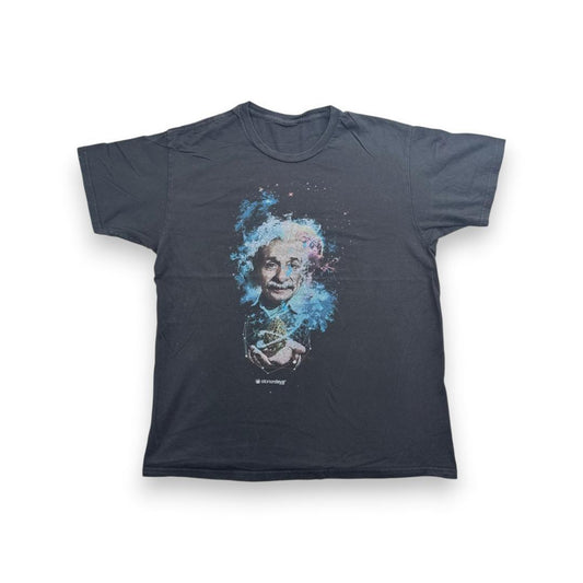 Tシャツ アインシュタイン 黒 アートT a-u-2505-025