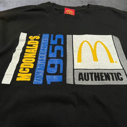 00s マクドナルド McDonalds 長袖 ロンT Lサイズ 黒 co-000047