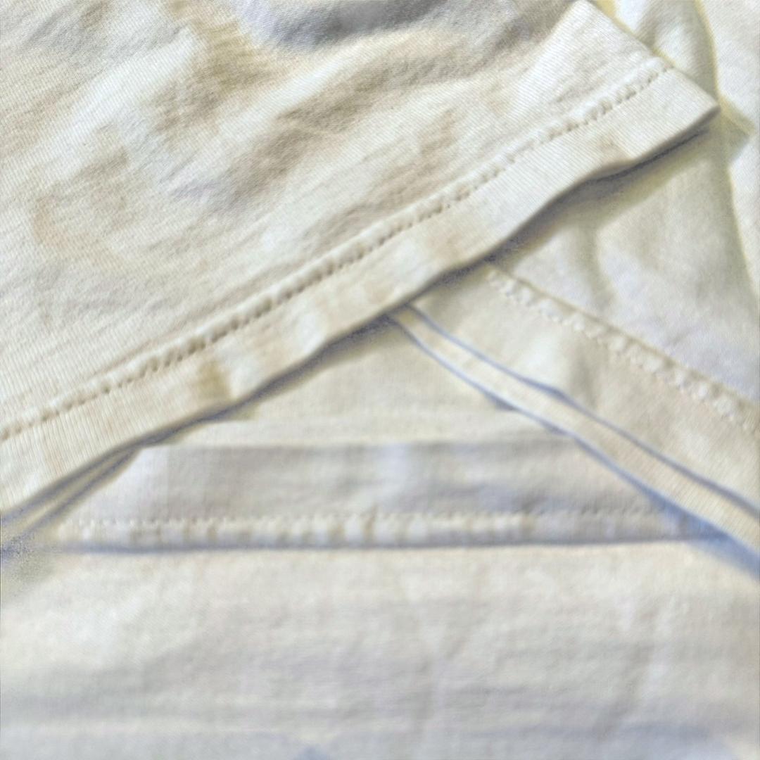 00s アートT 白 ベージュ グラフィック XL z-000015