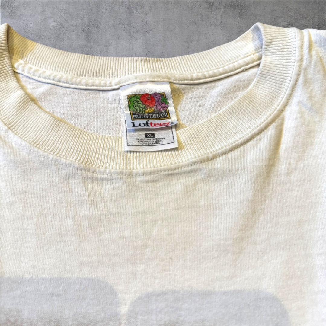 00s アートT 白 ベージュ グラフィック XL z-000015