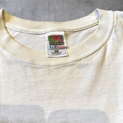 00s アートT 白 ベージュ グラフィック XL z-000015