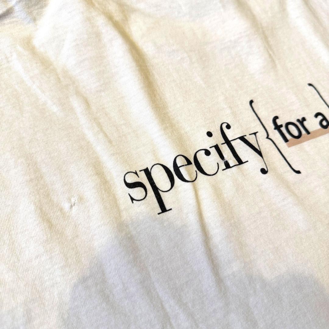 00s アートT 白 ベージュ グラフィック XL z-000015