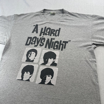 00s Tシャツ ビートルズ THE BEATLES グレー バンド ba-u-2505-091