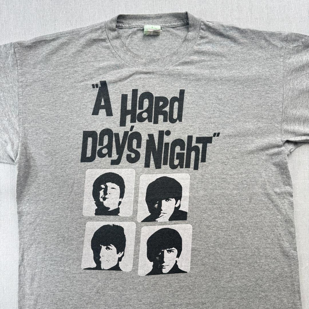00s Tシャツ ビートルズ THE BEATLES グレー バンド ba-u-2505-091