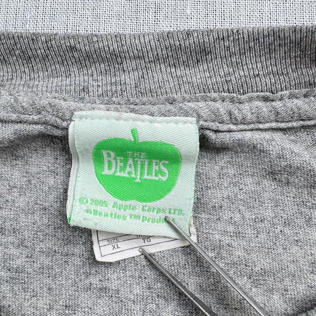 00s Tシャツ ビートルズ THE BEATLES グレー バンド ba-u-2505-091