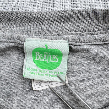 00s Tシャツ ビートルズ THE BEATLES グレー バンド ba-u-2505-091