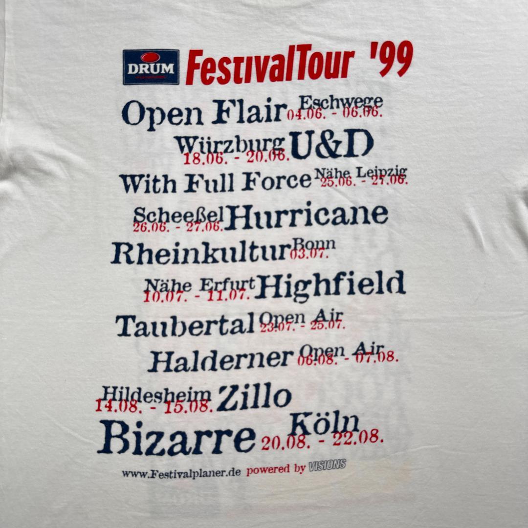 90s レッチリ ツアー Tシャツ 白 1999 バンT L RHC ba-t-2505-016