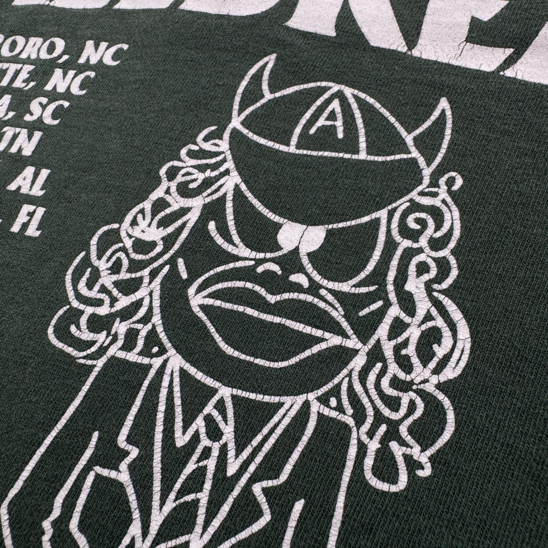 90s ACDC ブロッカム BROCKUM Tシャツ 緑 バンT ba-t-2505-027