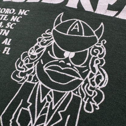 90s ACDC ブロッカム BROCKUM Tシャツ 緑 バンT ba-t-2505-027