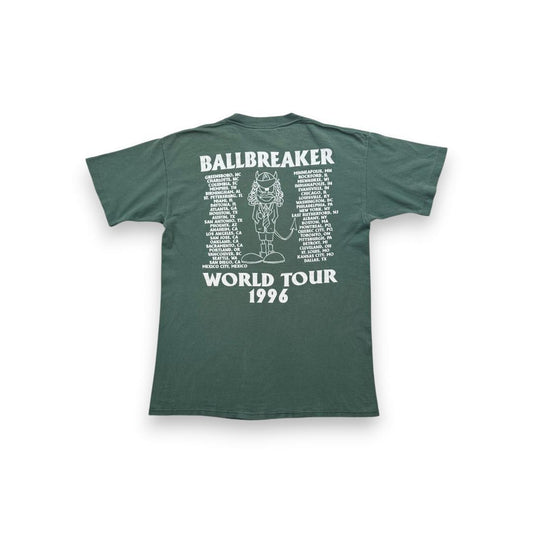 90s ACDC ブロッカム BROCKUM Tシャツ 緑 バンT ba-t-2505-027