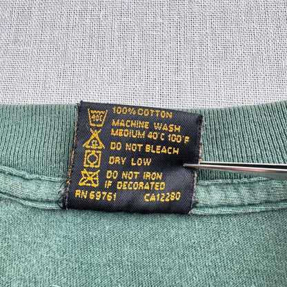 90s ACDC ブロッカム BROCKUM Tシャツ 緑 バンT ba-t-2505-027